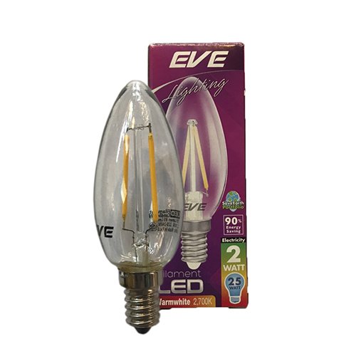 LED Filament Candle 2W E14 2,700K "EVE"